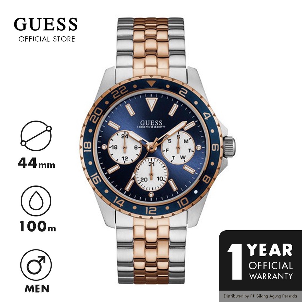 Guess Gents Watch 2-tone Stainless Steel - W1107G3