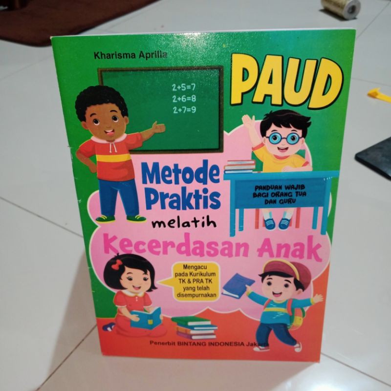 buku metode praktis melatih kecerdasan anak 48 halaman(21×28cm)