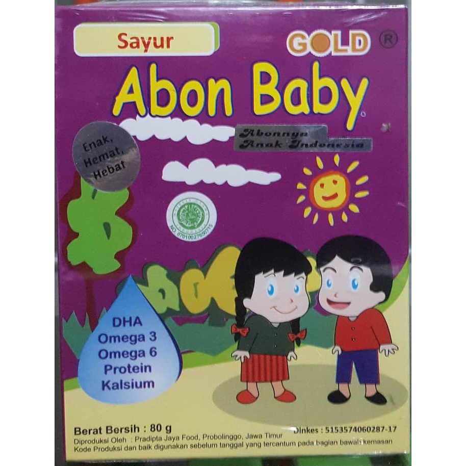 

Abon Baby Gold Abon Sayur/Abon Bayi/Abon Baby/MPASI/Tanpa MSG