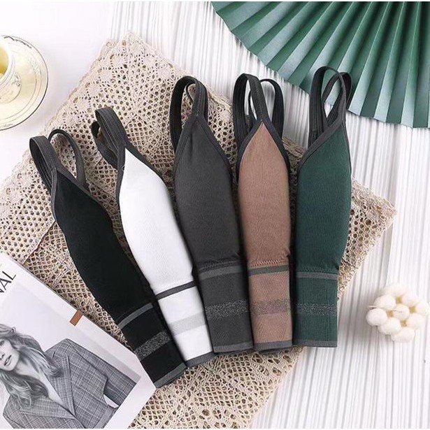 INFY - Bra Sport Wanita / Halter Tops / Tank Top / Singlet Tali / Inner / Daleman B048