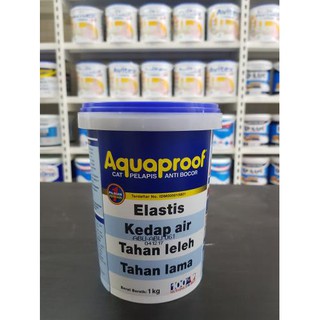 Terkini CAT  TEMBOK  PELAPIS ANTI BOCOR AQUAPROOF  1 KG 