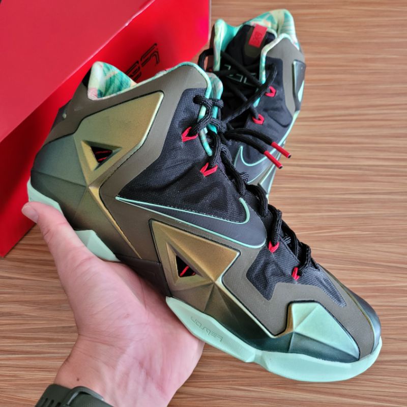 Nike Lebron James 11 XI King's Pride || what the all star christmas green red black white