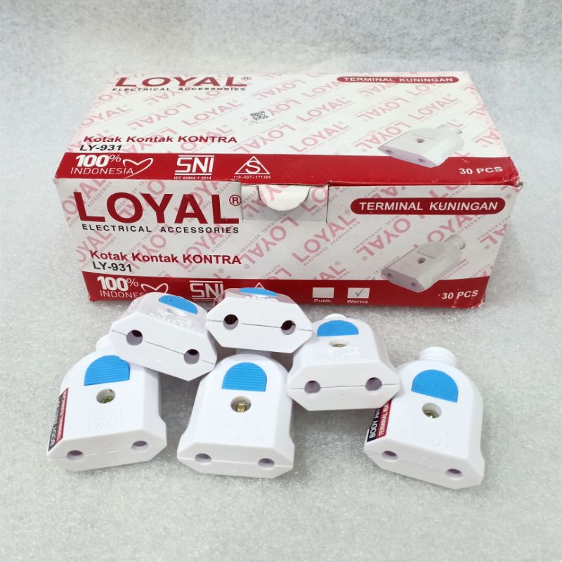 Steker stopkontak Kontra Gepeng LOYAL