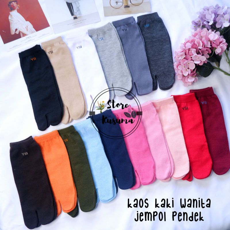 Kaos Kaki Jempol Pendek untuk Wanita Remaja dan Dewasa