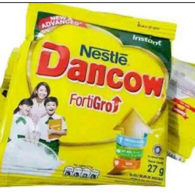 

SUSU DANCOW FULL CREAM DAN COKLAT 1 RENCENG ISI 10 SACHET