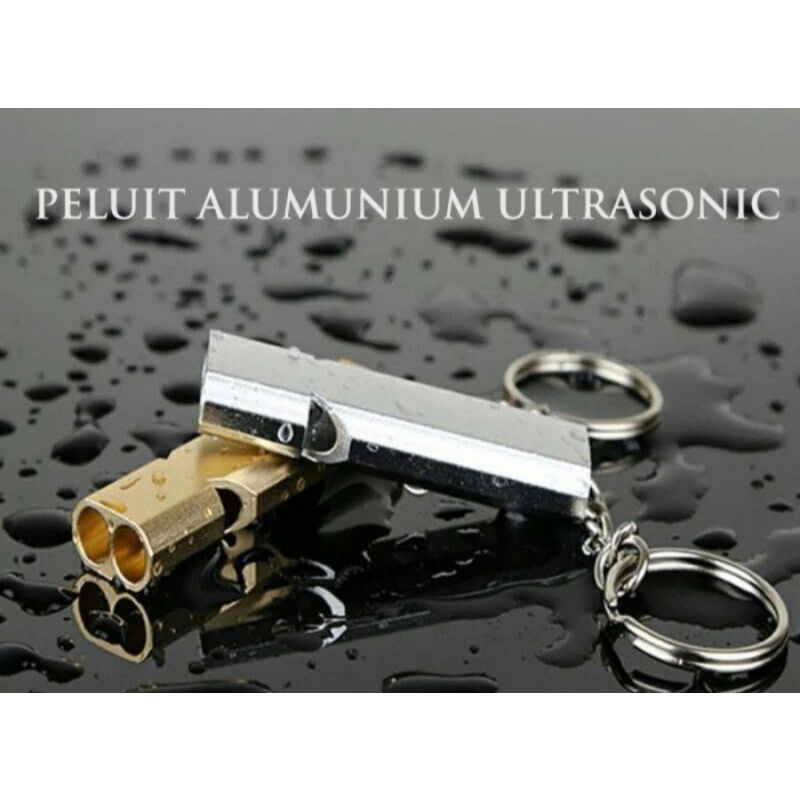 PELUIT ULTRASONIC MELATIH BURUNG | GANTUNGAN KUNCI PELUIT SURVIVAL EMERGENCY WHISTLE KEYCHAIN |