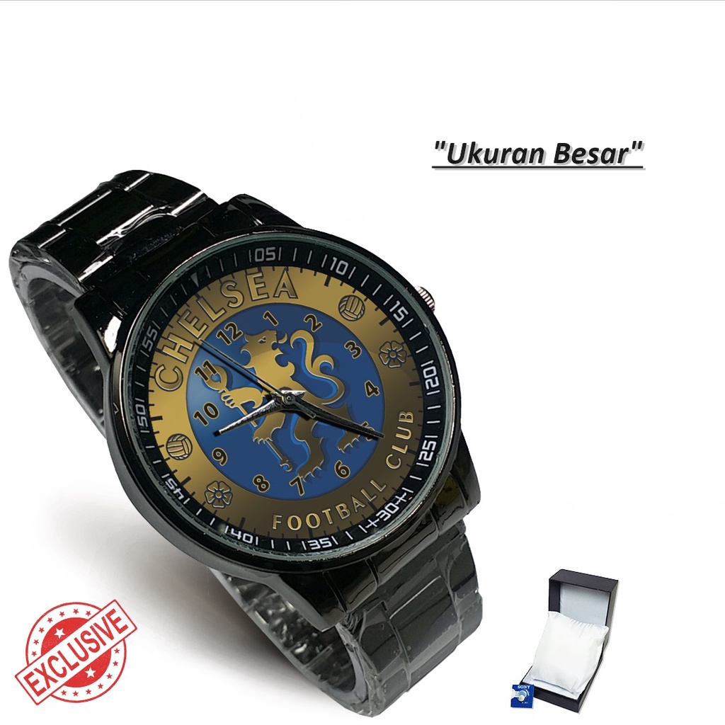 Jam Tangan Rantai Couple CHELSEA FC - 1 (Special)