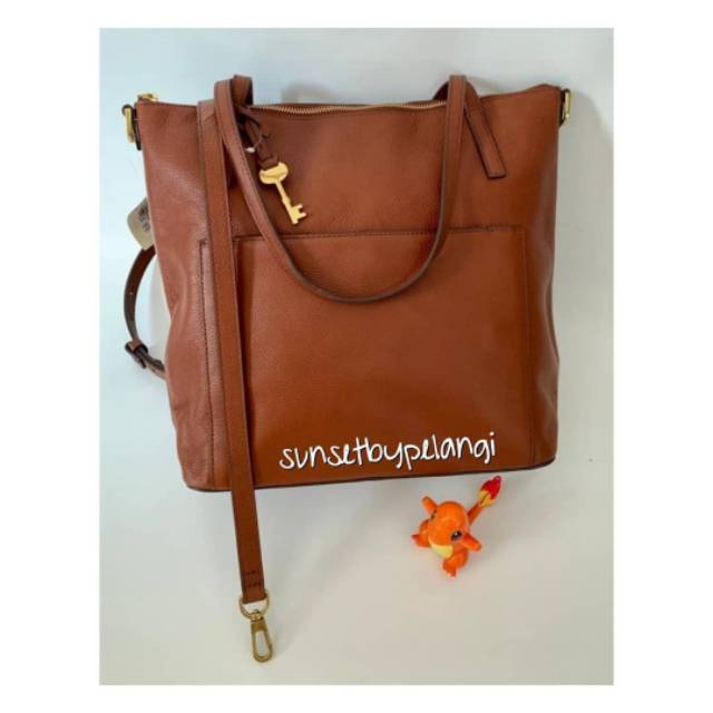 Tas Fossil Evelyn Tote Brown