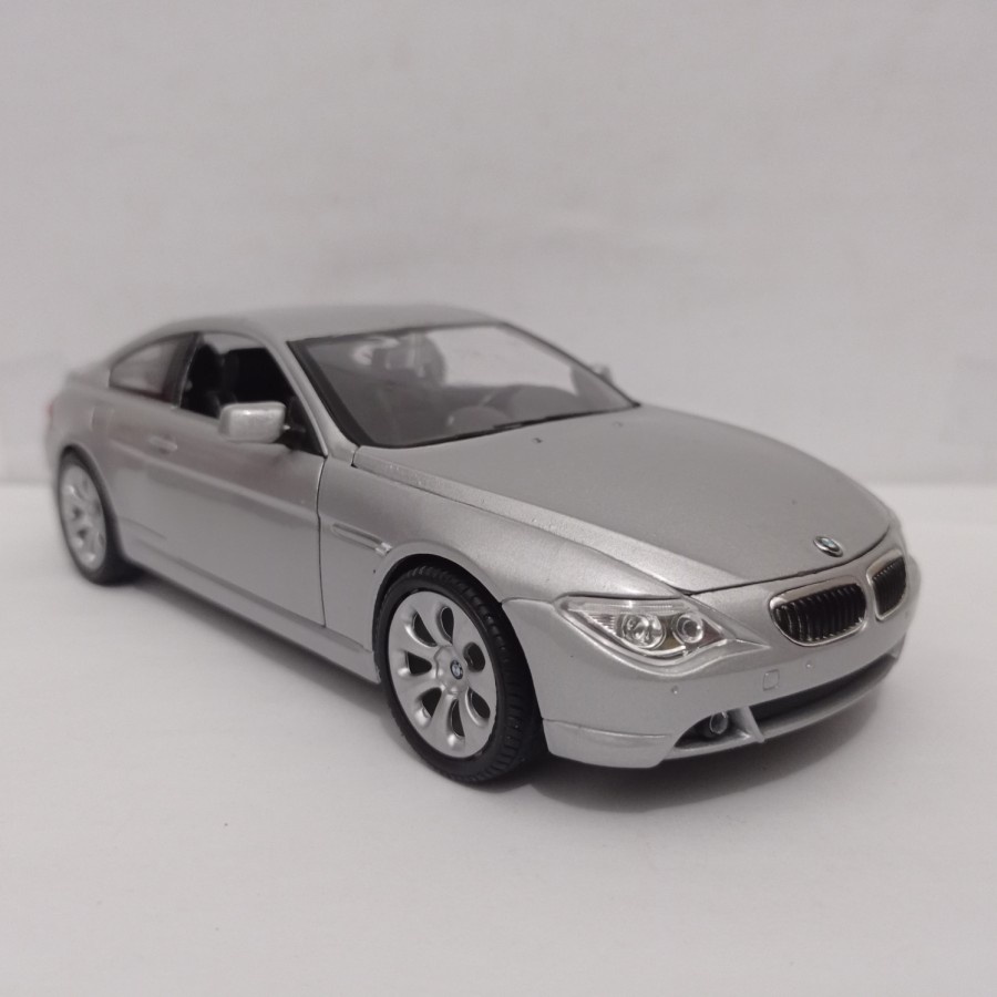 Diecast Mobil BMW 645Ci Welly 1:24 Miniatur Mobil Mainan koleksi Murah