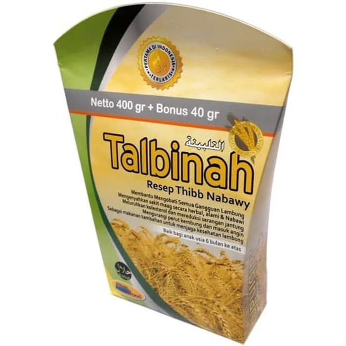 

Talbinah Resep Thibb Nabawy 400gr + 40gr Tepung Gandum Original