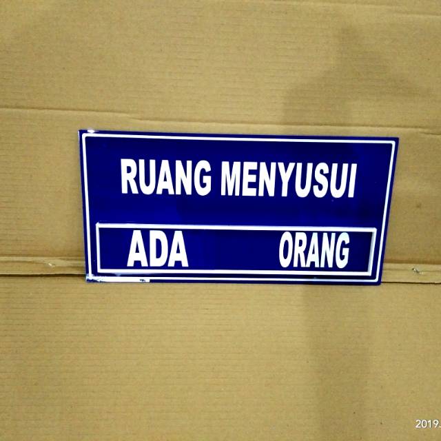 

Acrylic Papan Nama Ruang Menyusui / Bidan ( 20x40cm )