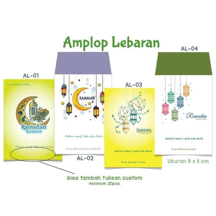 

Amplop Lebaran Custom handmade Angpao Hari Raya Idul Fitri THR t