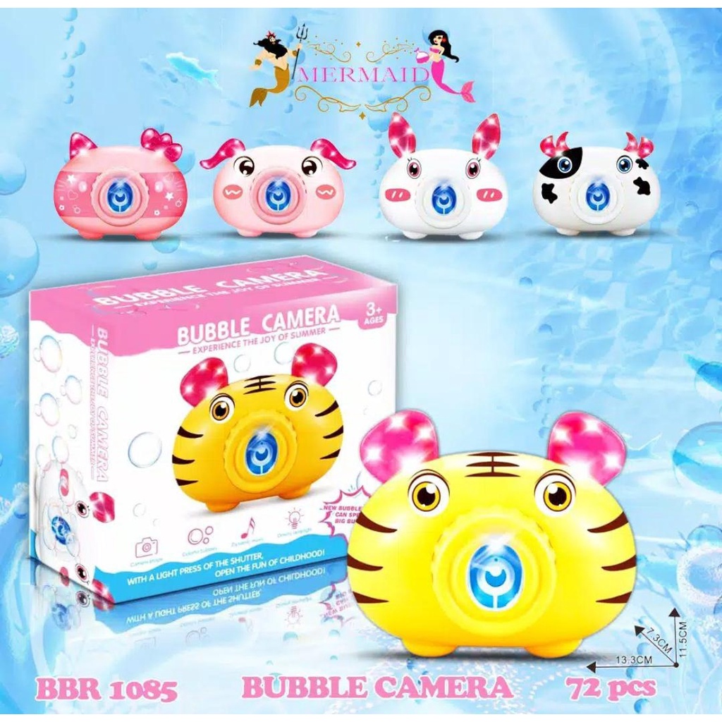 Termurah!! Bubble Camera / Mainan Anak Bubble Kamera Gelembung / Elektrik Bubble Camera Karakter