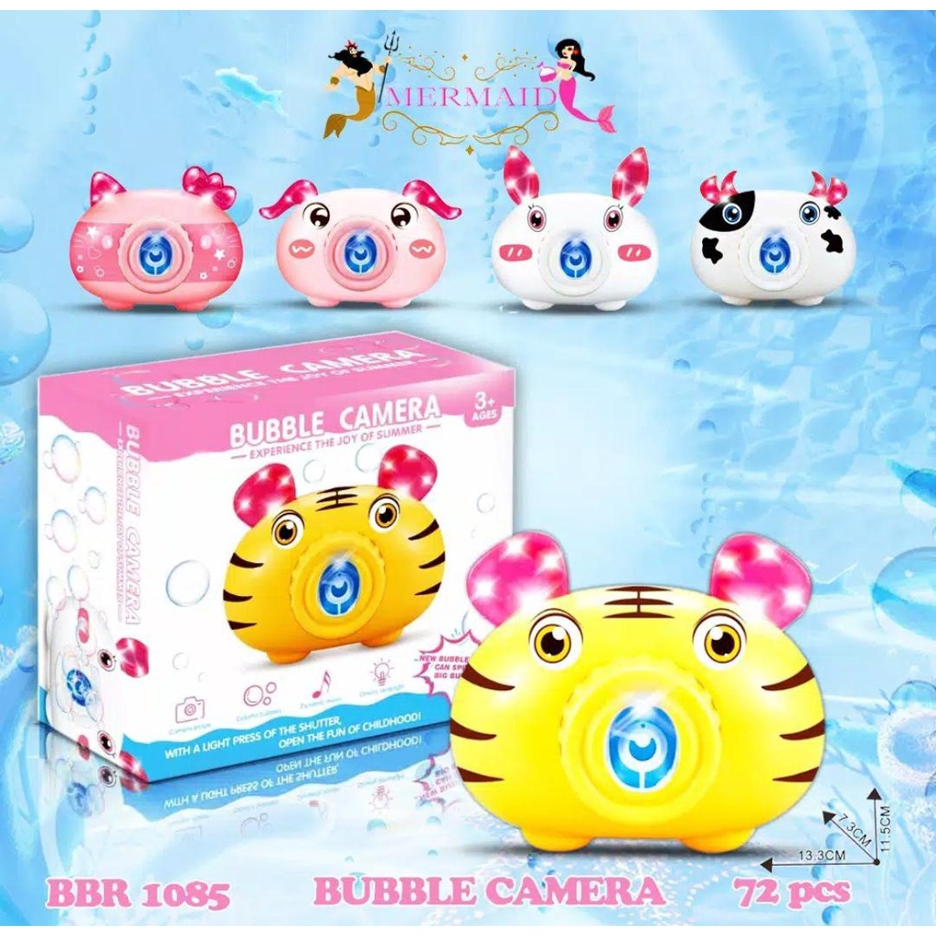 Termurah!! Bubble Camera / Mainan Anak Bubble Kamera Gelembung / Elektrik Bubble Camera Karakter