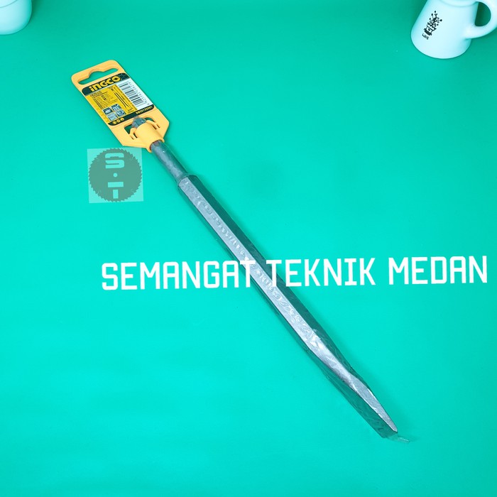 MATA BOR BETEL PAHAT SDS PLUS CHISEL BOR BOBOK FLAT GEPENG INGCO