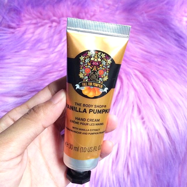VANILLA PUMPKIN HAND CREAM THE BODY SHOP