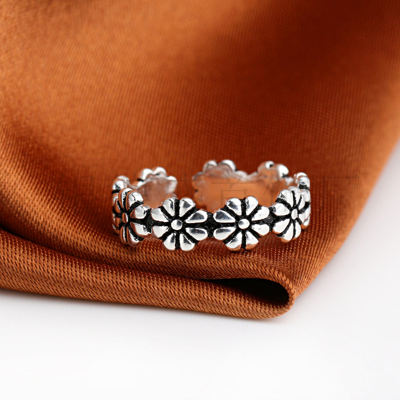 Daisy Open Ring Retro Korean Style Simple