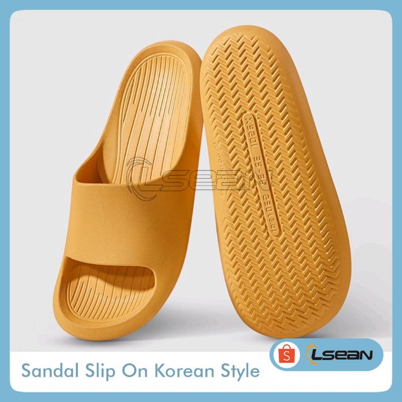 SANDAL WANITA SLIP ON | SANDAL CEWEK KOREAN STYLE ANTI SLIP BAHAN EVA