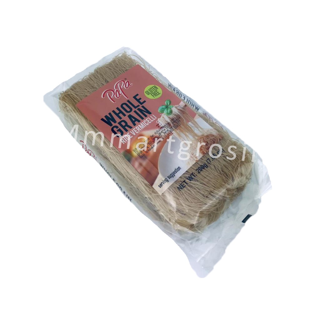 Papa Whole Grain / Rice Vermicelli / Bihun Kering Kemasan / 200gr