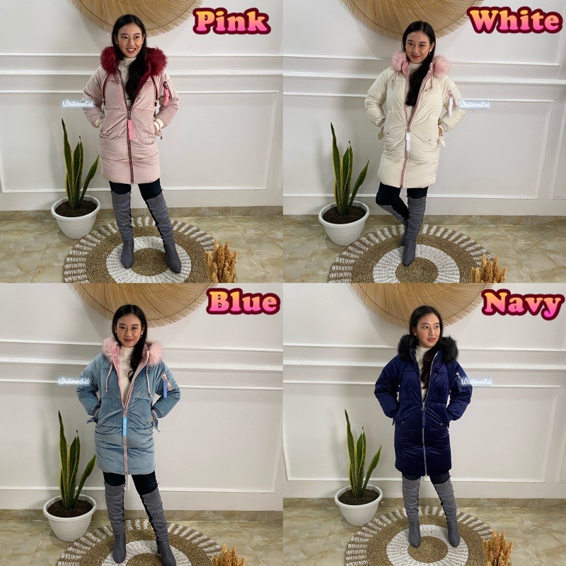 Padding coat jacket women jaket musim dingin wanita hangat import Debbie mantel big size jumbo