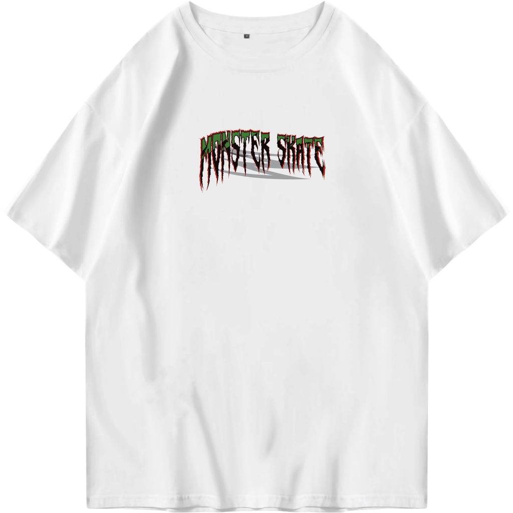 FIRSTLAST Oversized Tshirt Monster Skate | Kaos Oversize Pria dan Wanita