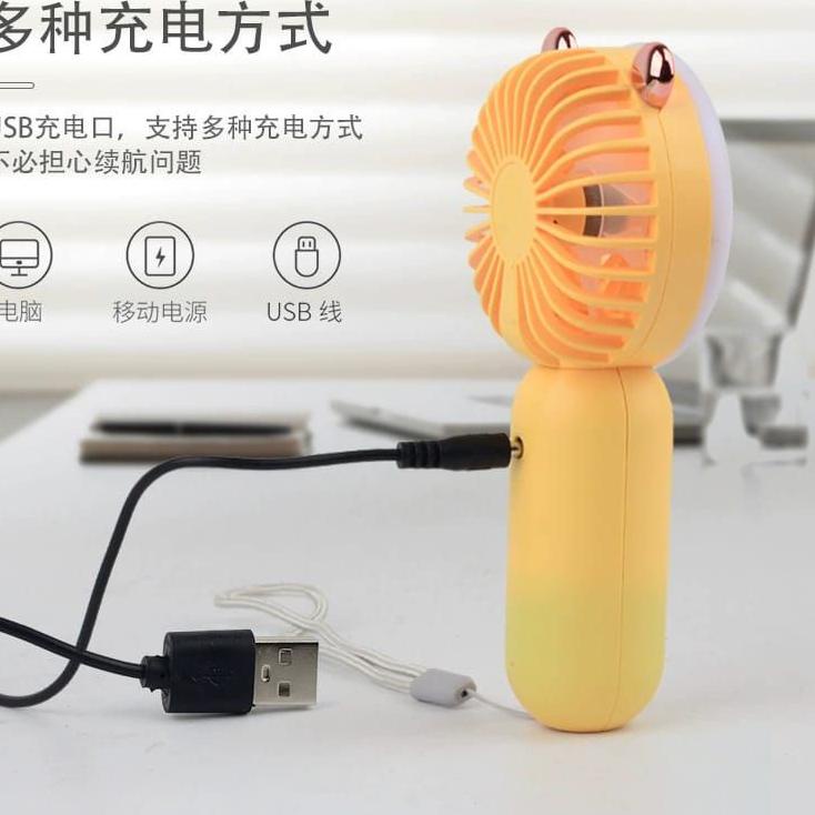 Viral Kipas mini LED . kipas hand USB mini . kipas portabel LED mini . kipas angin mini genggam cute