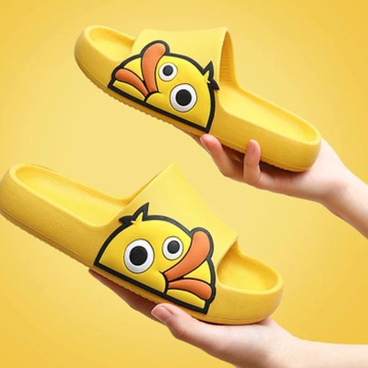 Koleksi Terbaru.. Sandal karet jelly wanita dewasa motif BEBEK sandal rumah high Quality