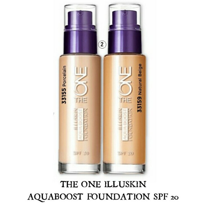 ❁GOOD DEAL❁ The One Illuskin Aquaboost Foundation SPF20 - Foundation Wajah - Porcelain o5 22 Oriflam