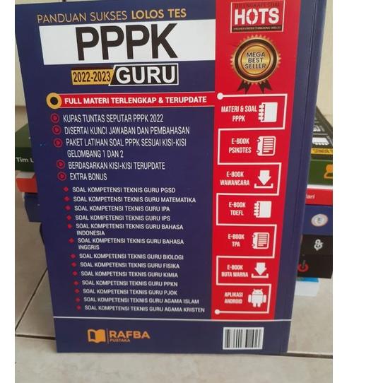 

Harga TERMURAAH.. PANDUAN SUKSES LOLOS TES PPPK (P3K) GURU 2022-2023