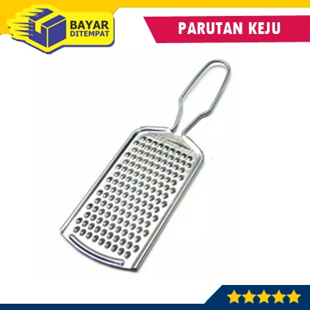 Parutan Keju Stainless Anti Karat Serbaguna Alat Parut Kentang Wortel Kunyit Jahe Pala Singkong
