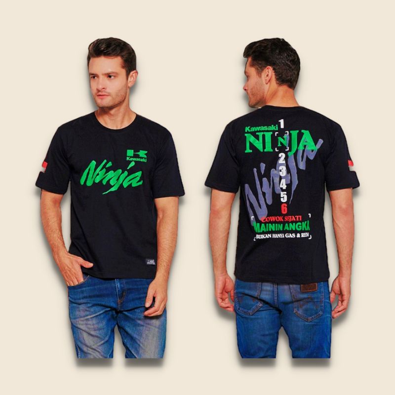 Kaos Bikers Kawasaki Ninja Kaos Kawasaki Ninja Kaos Motor Ninja Kaos Ninja Kaos Terlaris