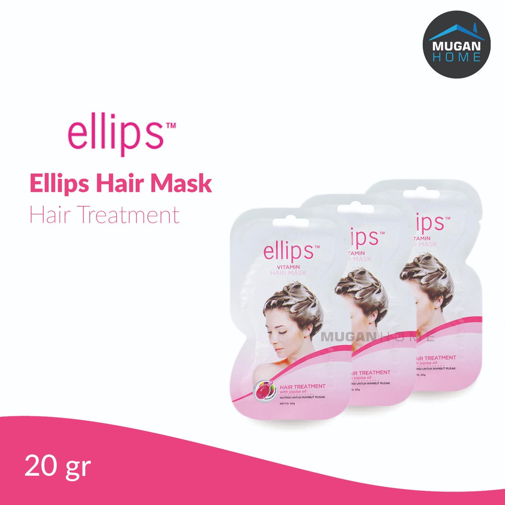  Ellips  Vitamin  Hair Mask Hair Treatment Masker Rambut  