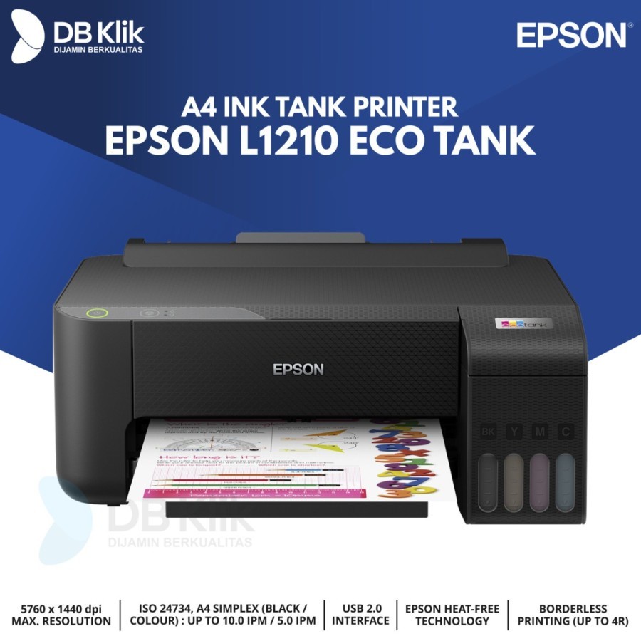 Printer EPSON L1210 ECO TANK - EPSON EcoTank L1210 A4 Ink Tank Printer