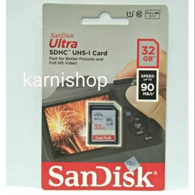 Memori SD Ultra Sandisk 32GB Original