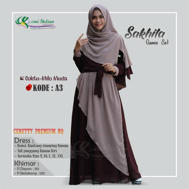 SHAKILA SET SYARI ORI BY AMI YULIAN