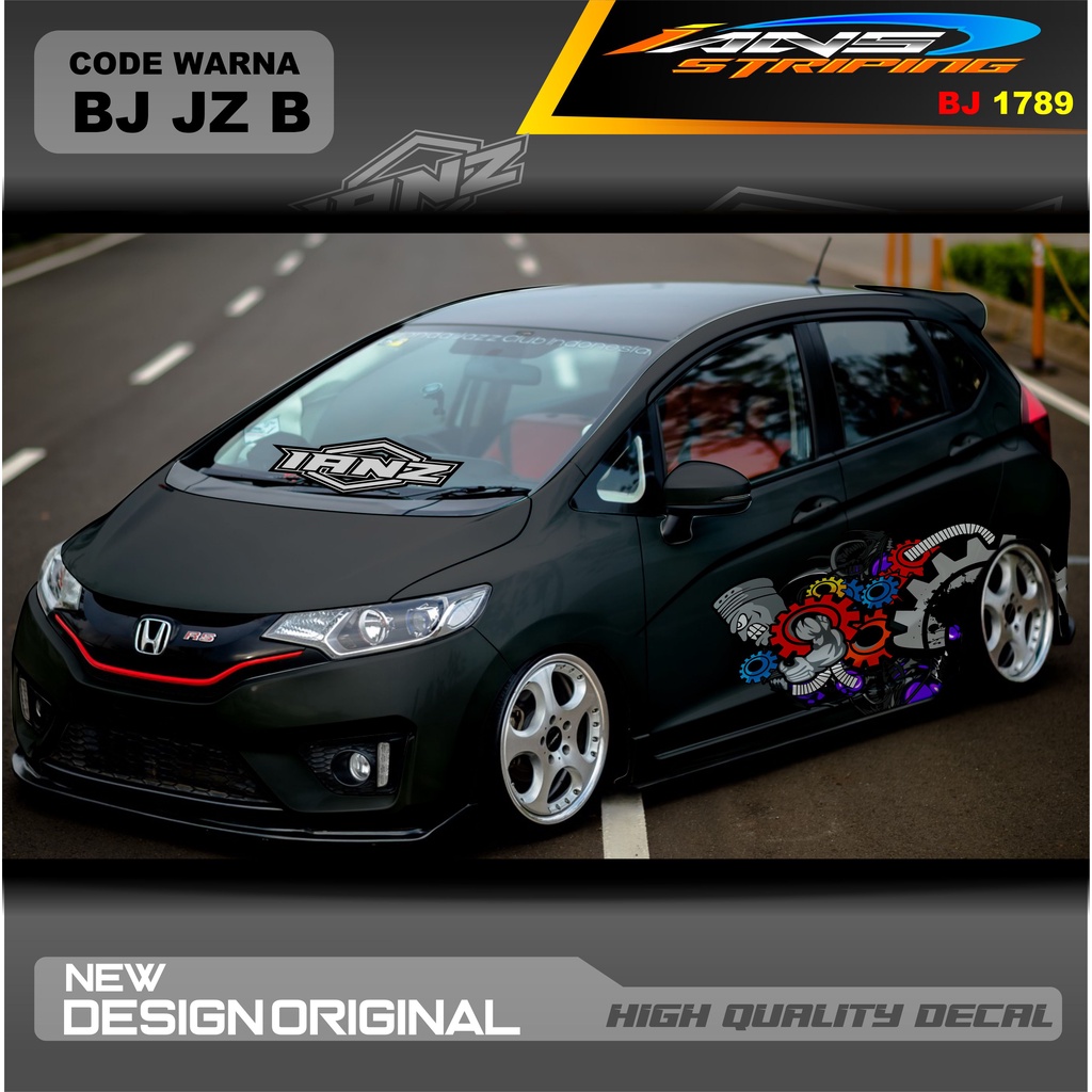 STIKER VARIASI MOBIL HONDA JAZZ MOBIL AGYA AYLA AVANZA DLL / STIKER VARIASI MOBIL / DECAL STIKER MOBIL