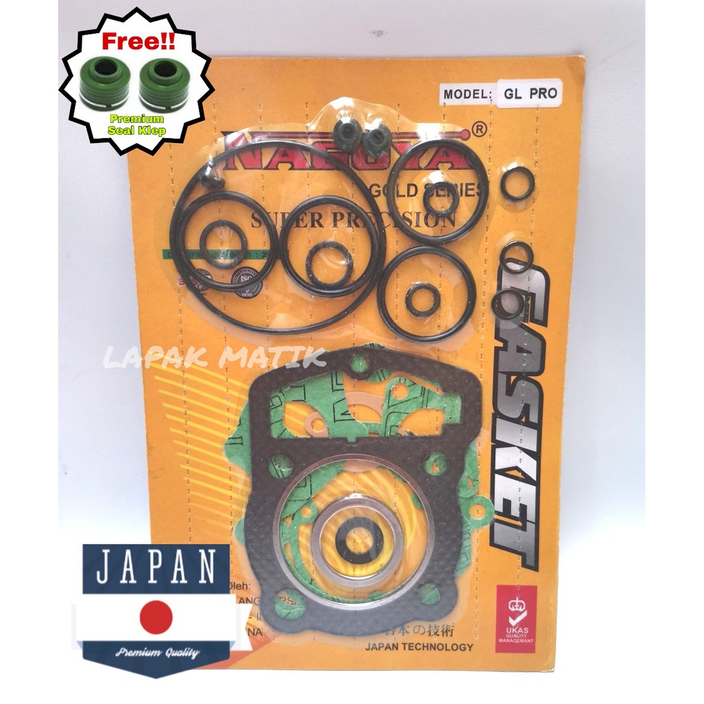 Paking Gasket TOP SET GL PRO MEGA PRO NEW Nagoya Gold perpak packing