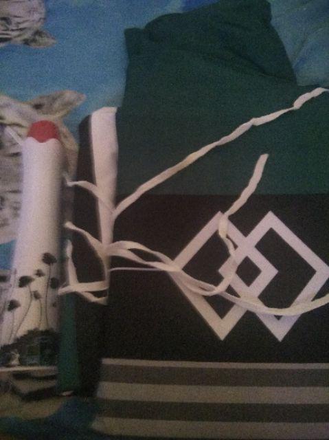 Home-klik Payung Model Mawar - Putih-merah