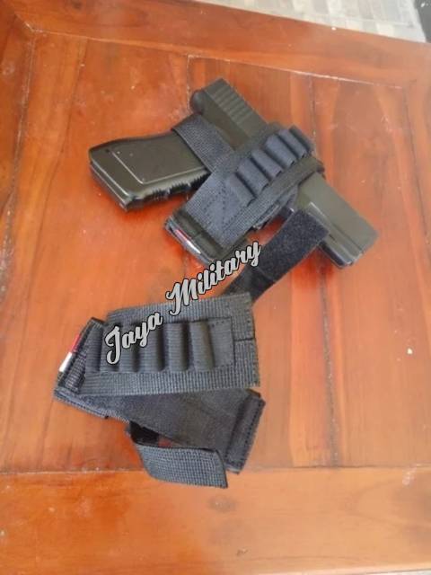 Sarung Pistol Pinggang Holster Pistol Case Airsoft COD Bayar Ditempat Sarung Pistol Kepiting