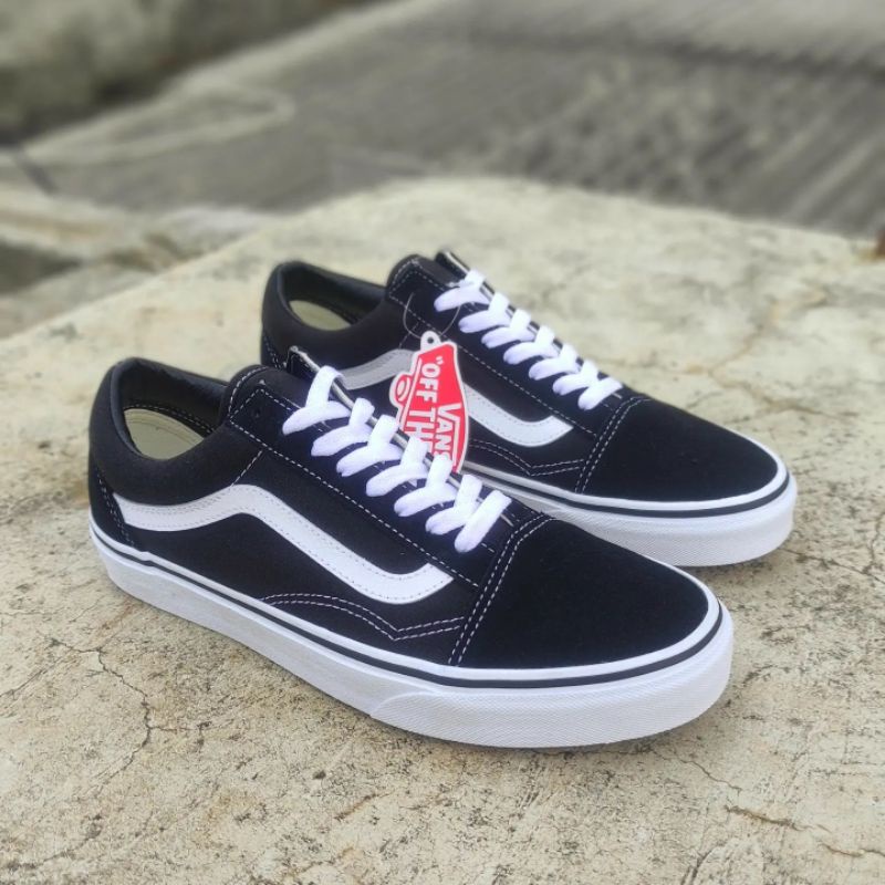 Vans Old Skool Classic Black white Resmi PT Navya 100% Original resmi store