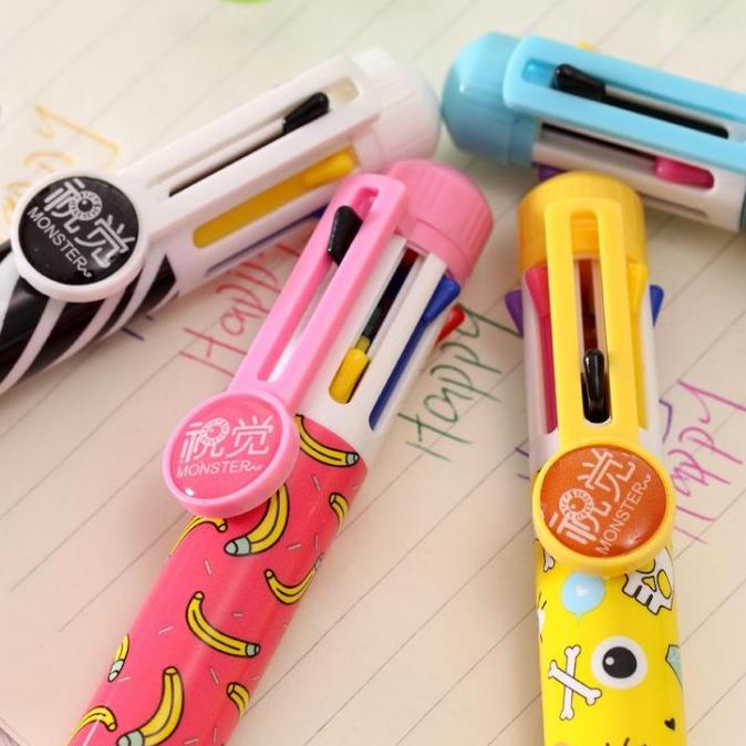 

8 in 1 Alat Tulis Sekolah / Kantor Kreatif Warna-Warni