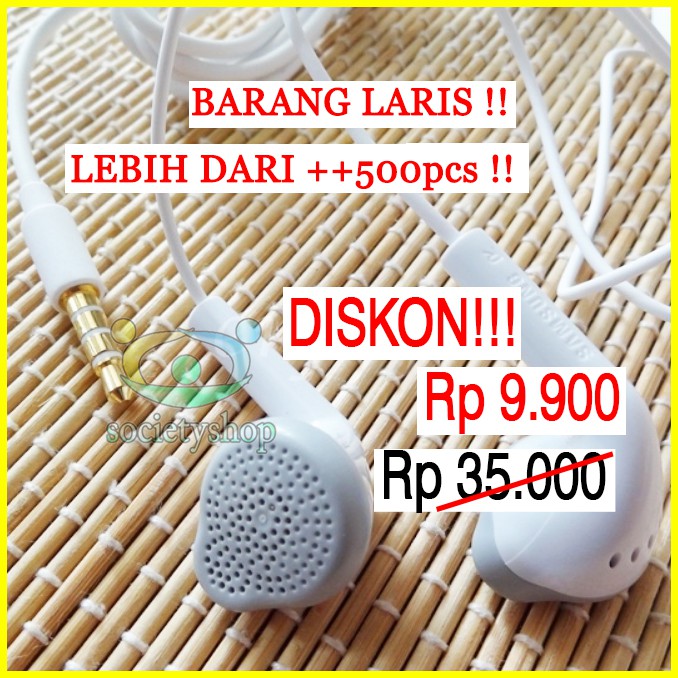 UNIVERSAL Headset hp Murah earphone smartphone Earphone handsfree acc Laris laku phone