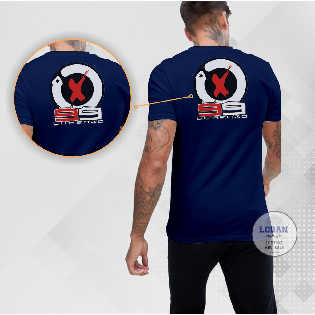 Kaos Sunmori - Kaos Distro Premium LORENZO 99 / Kaos Distro Pria Wanita / T-shirt Anime LORENZO 99