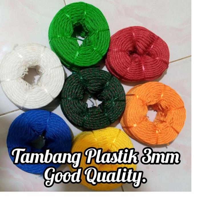 

Baru - TALI 3MM GOOD QUALITY / TAMBANG 3MM / TAMPAR 3MM / TALI KAPAL ✓