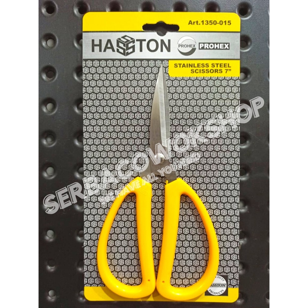 Hasston Gunting Serbaguna 7 Inch Stainless Steel Prohex Termurah Berkualitas