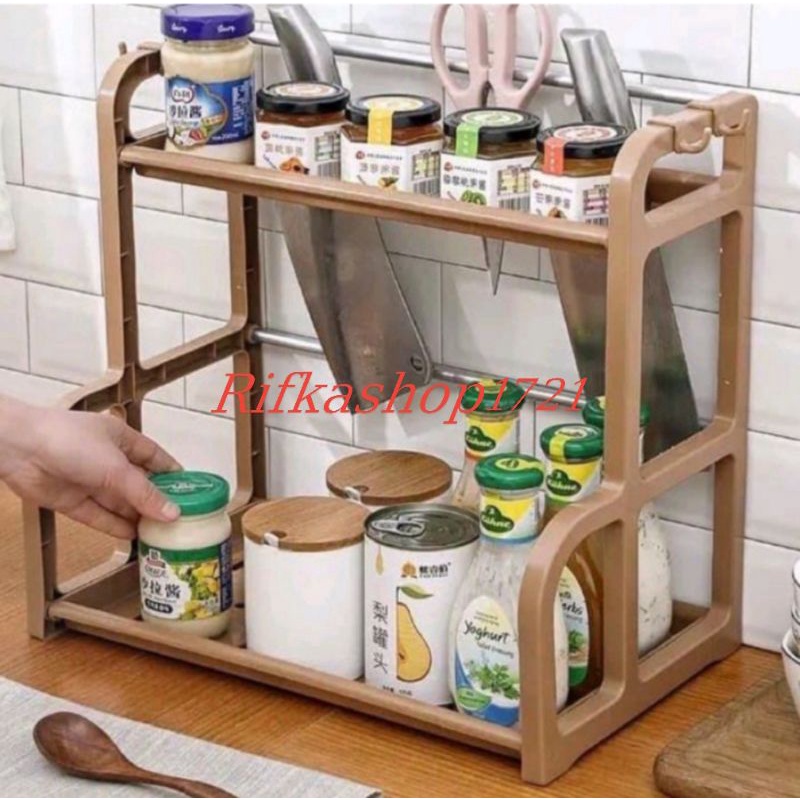 RAK BUMBU RAK PLASTIK RAK BUMBU KECIL RAK BUMBU PLASTIK