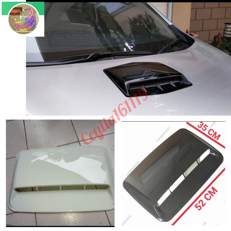 Air flow Scop Variasi kap mesin Mobil Model Fortuner Mobil All new Ertiga 2018 Up