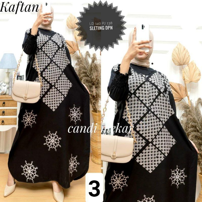 kaftan candi mekar cap colet