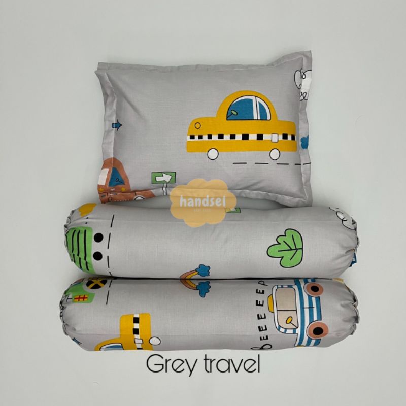 SARUNG BANTAL GULING BAYI KATUN-Grey travel