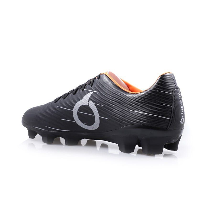 SEPATU BOLA ORTUSEIGHT RAPTOR FG - Black Silver Ortrange (100% ORIGINAL)